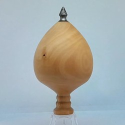 Olive wood spintop by Rocco